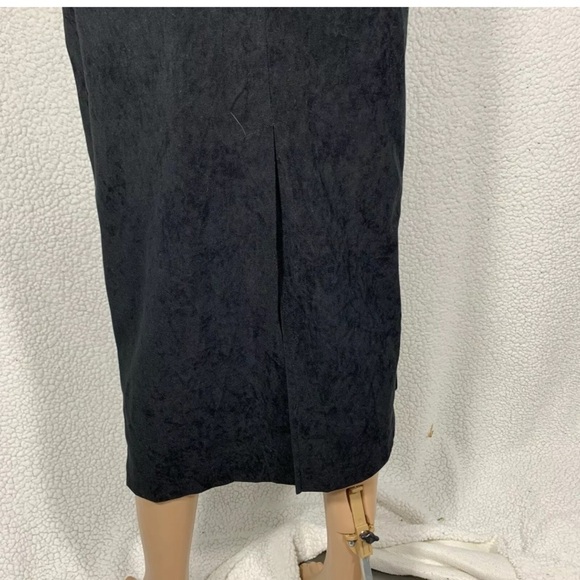 Vintage High Waist Belted Pencil Maxi Skirt Womens 14 Preppy Office Western - Picture 5 of 7